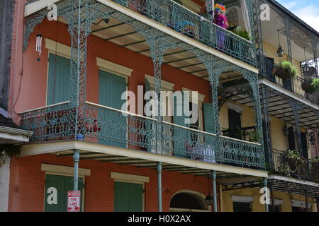 Royal Street in New Orleans. Stock Photo