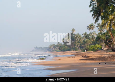 Kosgoda beach, Sri Lanka in the early morning Stock Photo