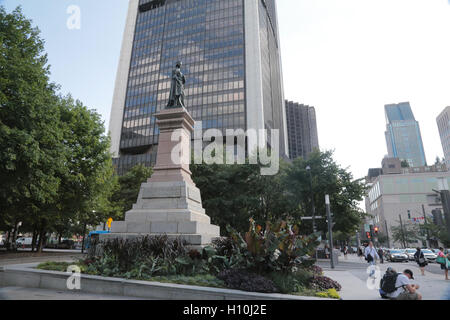 Victoria Square, Montreal, Quebec, Canada Stock Photo