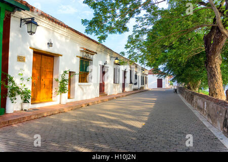 View of colonial architecture in Mompox, Colombia Stock Photo