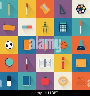 School supplies Stock Vector