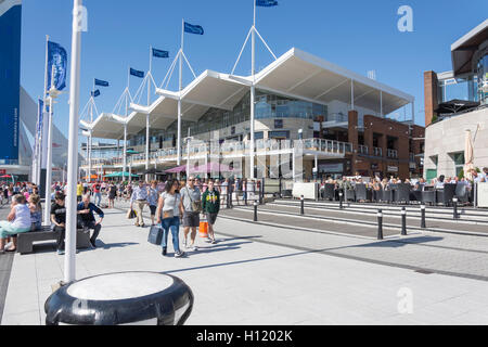 Gunwharf Quays, Portsmouth Harbour, Portsmouth, Hampshire, England, United Kingdom Stock Photo