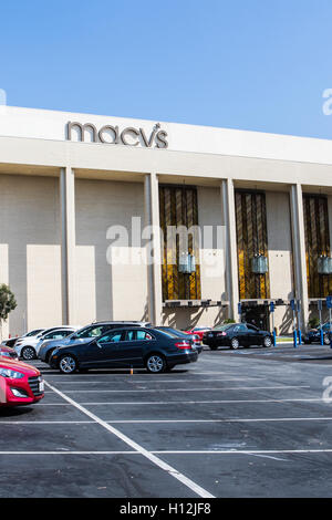 CHARLOTTE, NC, USA-28 July 19: Exterior entrance to the Southpark mall  Macy's Stock Photo - Alamy