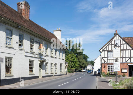 Entrance to Godstone village showing The Bell Inn, Eastbourne Road ...