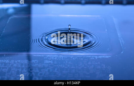 water drop splash photography Stock Photo