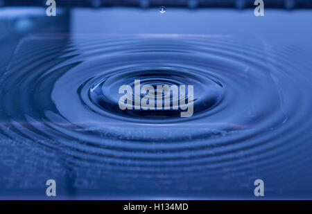 water drop splash photography Stock Photo