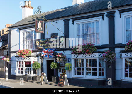 19th century The Bell Hotel, Market Square, Winslow, Buckinghamshire, England, United Kingdom Stock Photo