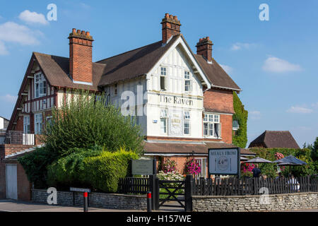 The Raven Hotel, Station Road, Hook, Hampshire, England, United Kingdom Stock Photo