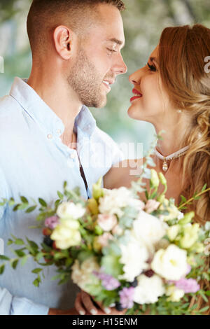 Happily married Stock Photo