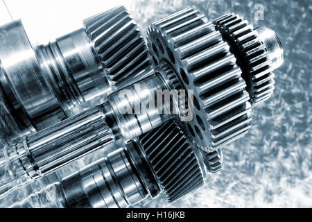 giant gears for aerospace industry Stock Photo