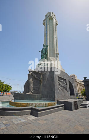 Memorial, Monumento a los Caidos, Plaza de Espana, Santa Cruz Island, Tenerife, Canary Islands, Spain Stock Photo