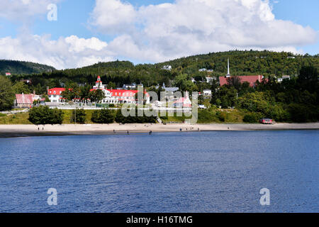 The Hotel Tadoussac, in the village for more than 150 years. Stock Photo