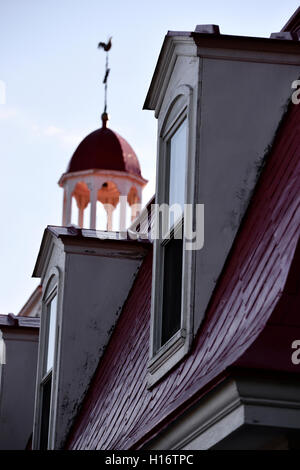 The Hotel Tadoussac, in the village for more than 150 years. Stock Photo