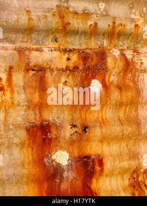 Rusting water tank outback New South Wales Stock Photo