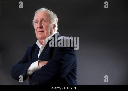 Frederick Forsyth, the English author, former journalist and spy, at the Edinburgh International Book Festival. Edinburgh, Scotland. 16th August 2016 Stock Photo