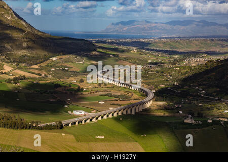 Landscape in Segesta archaeological area, Sicily Landscape in Segesta archaeological area, Sicily