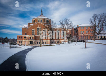 Winter view of the National Shrine of Saint Elizabeth Ann Seton in Emmitsburg, Maryland. Stock Photo