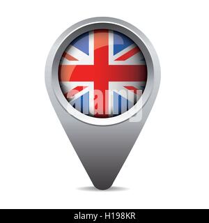 UK pointer vector flag Stock Vector