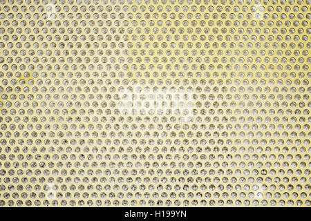 Yellow metal industrial wall, texture and background Stock Photo