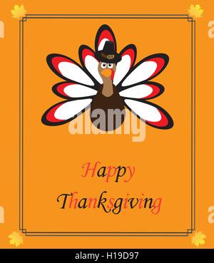 vector thanksgiving turkey Stock Vector