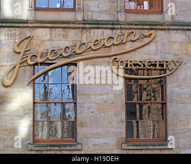 The Jacobean Corsetry building in Glasgow's Merchant City, Virginia Street, Scotland, UK Stock Photo