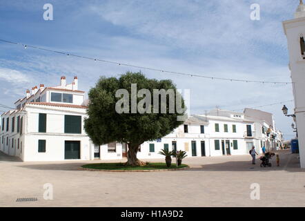 Fornells village, Menorca, Spain Stock Photo