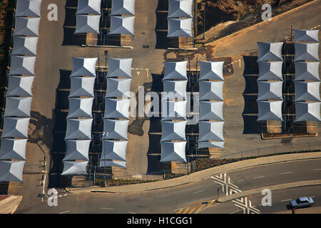 Aerial photograph of parking lot at Maponya Mall in Soweto, Johannesburg, South Africa Stock Photo