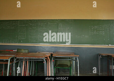 Classroom, St Mark's School, Mbabane, Hhohho, Kingdom of Swaziland Stock Photo