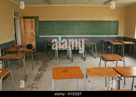 Classroom, St Mark's School, Mbabane, Hhohho, Kingdom of Swaziland Stock Photo