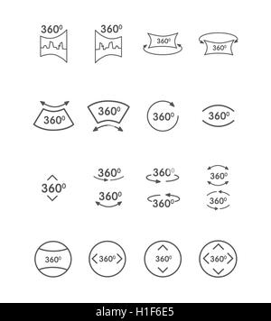 Simple set of icons can be used in various ways. Stock Vector