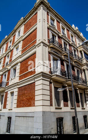 Corner, Image of the city of Madrid, its characteristic architec Stock Photo