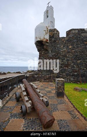 Castillo de San Miguel, Garachico, Teneriffa, Kanarische Inseln, Spanien Stock Photo