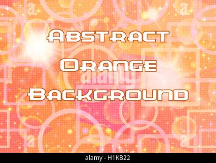 Abstract Orange Background Stock Vector