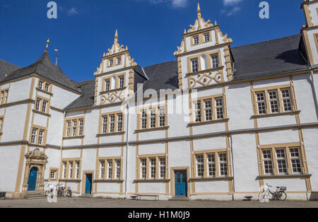 Courtyard of the Neuhaus castle in Paderborn, Germany Stock Photo