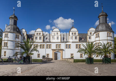 Front of the baroque castle Neuhaus in Paderborn, Germany Stock Photo
