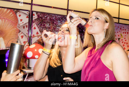 Bubblicious champagne buffet lunch hotel dubai luxury Stock Photo