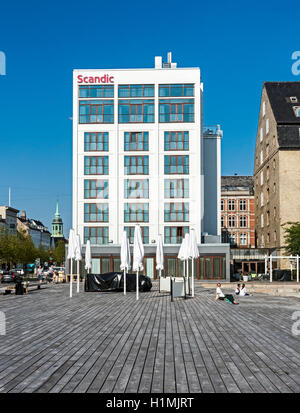 Scandic Hotel Front at corner of Sankt Annæ Plads and Larsens Plads Copenhagen Denmark Stock Photo