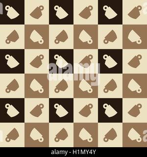 Espresso coffee cups seamless pattern Stock Vector