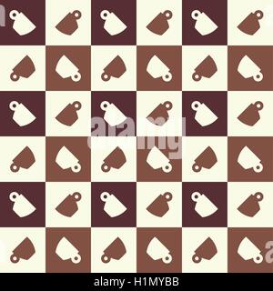 Espresso coffee cups seamless pattern Stock Vector