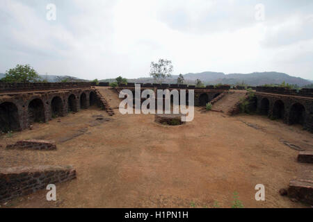 Corjuem fort, Aldona, Bardez, Goa, India Stock Photo