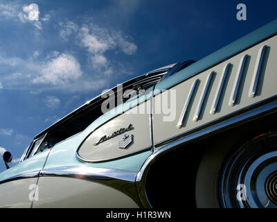 Looking up at a 1958 Buick Limited Stock Photo