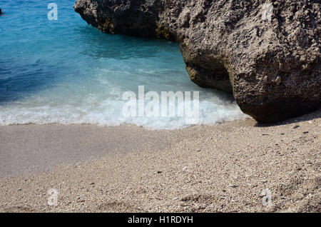 Amazing holidays at Lefkada island , Ionian sea , Greece , Europe . Stock Photo