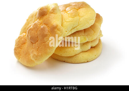 cloud bread is no carb bread. it made with eggs, cream cheese, cream of tartar. Stock Photo