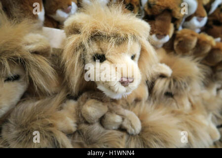 Gift Shop stuffies at The Bronx Zoo, Wildlife Conservation Society, Bronx Park, Bronx, NYC Stock Photo