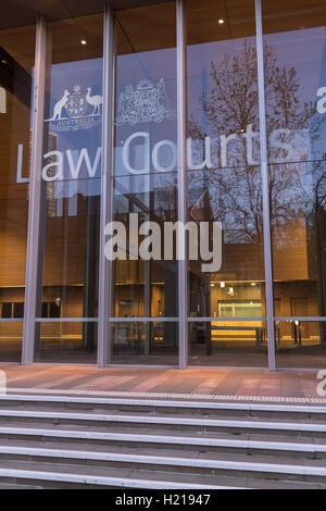 New South Wales Law Courts on Macquarie Street Sydney Australia Stock Photo
