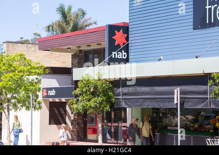 National Australia Bank, NAB, branch in Avalon beach,Sydney,Australia Stock Photo