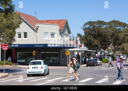 Avalon Beach is a popular village on Sydney northern beaches about 30 kilometres from the city centre,Sydney,Australia Stock Photo