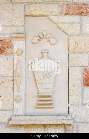 Close up of decorative outdoors stone tiles Stock Photo