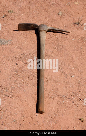 Old Mining Pick Stock Photo