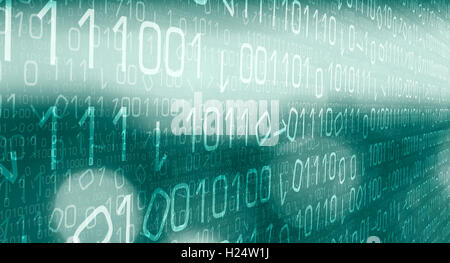 Hacking cyberspace idea Stock Photo